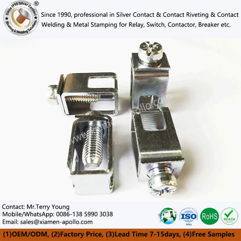 Bloques de terminal tipo abrazadera