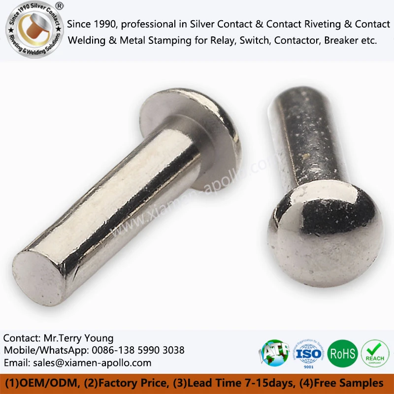 Nickel Coated Electrical Contacts Nickel Coated Electrical Contacts