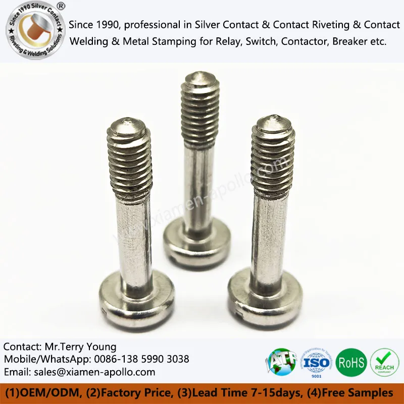 Tornillos de cabeza superior tipo queso ranurados