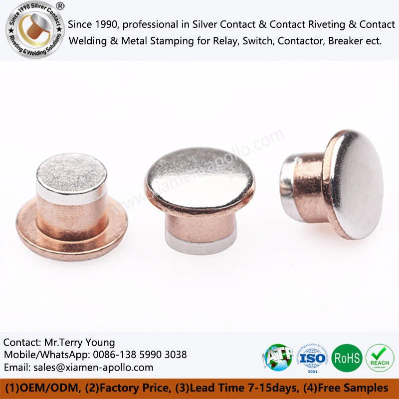 Trimetal Moving Silver Contacts